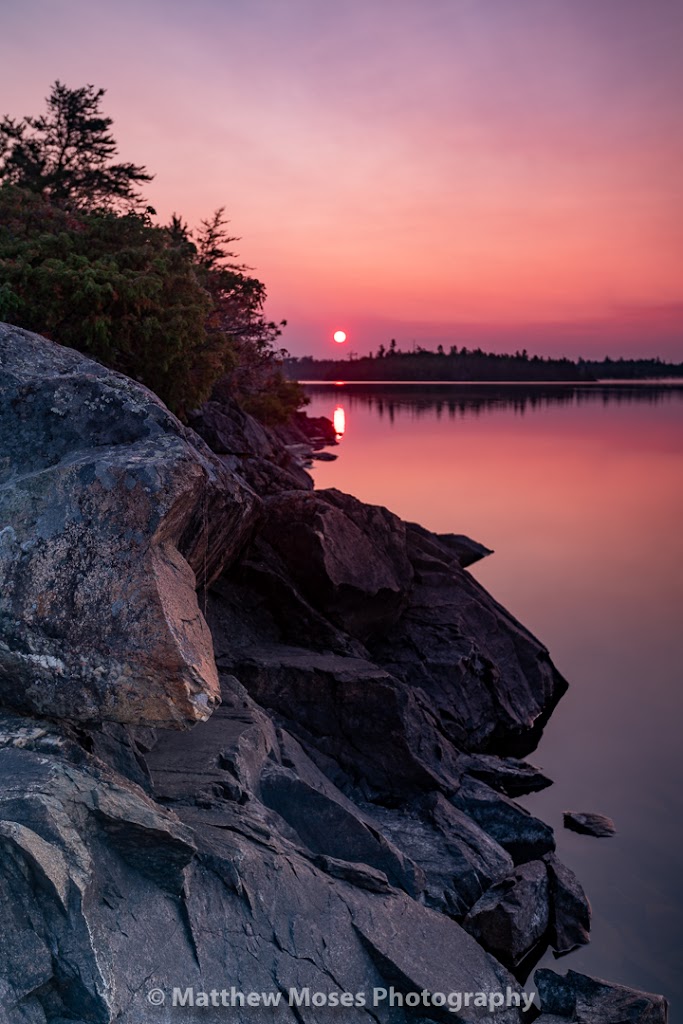 Hazy BWCA Sunrise