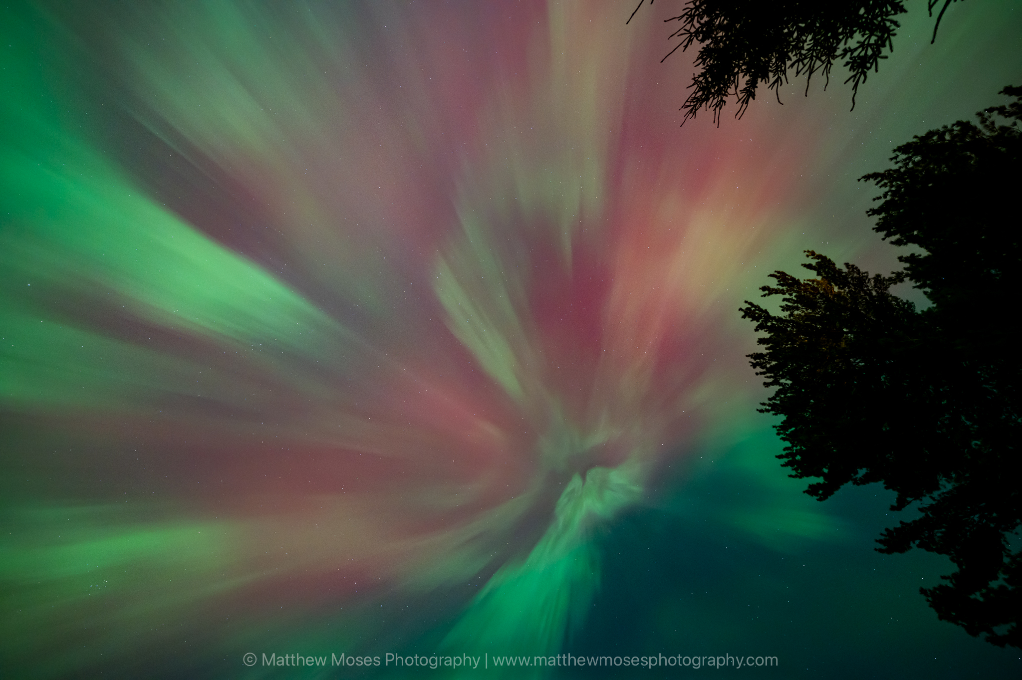 Aurora Corona Over Duluth, MN